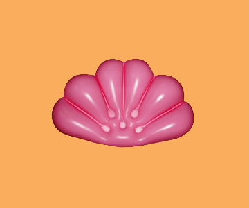 红色浴枕LJF-5-01-002