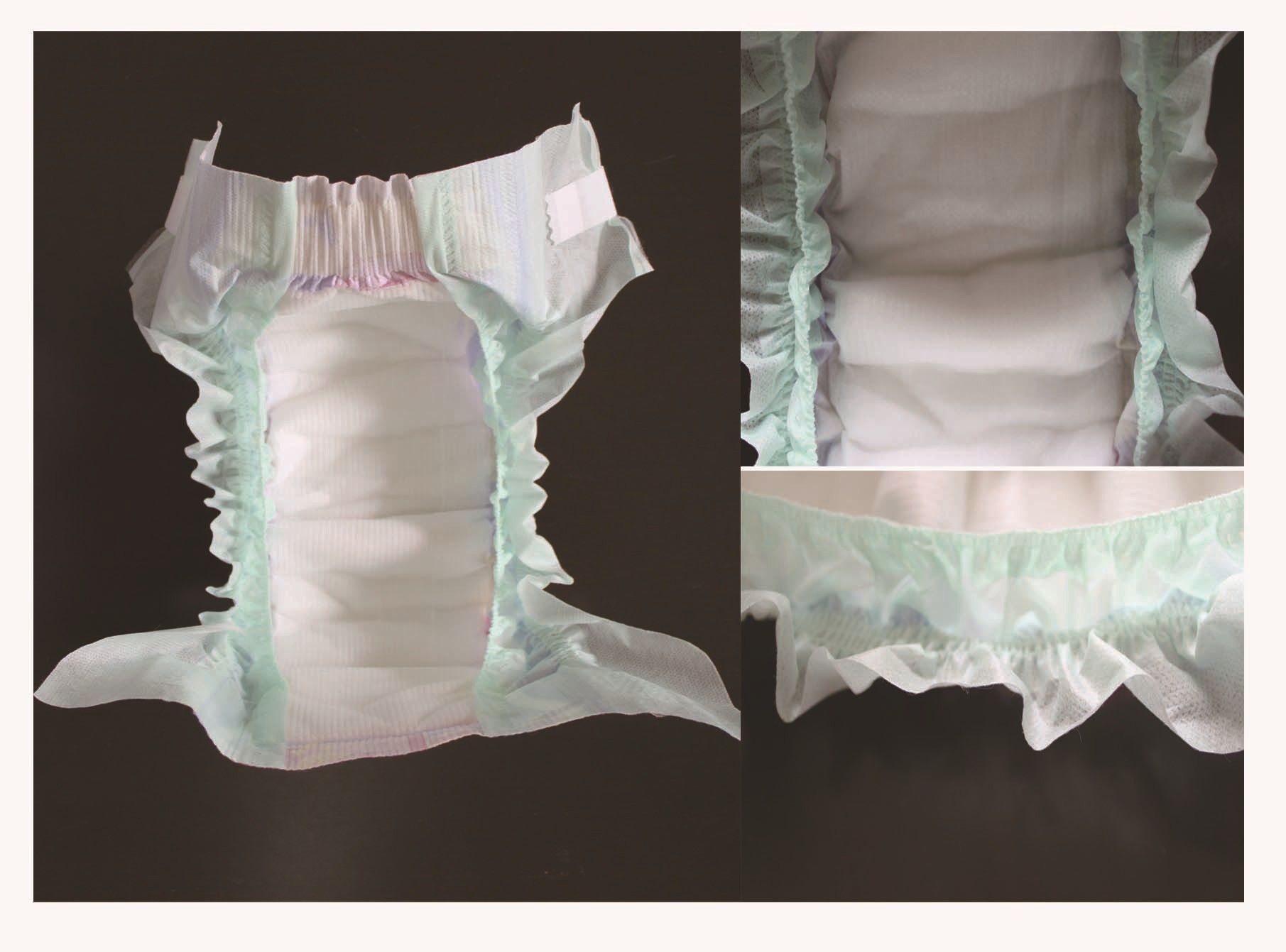 绿色护围纸尿裤