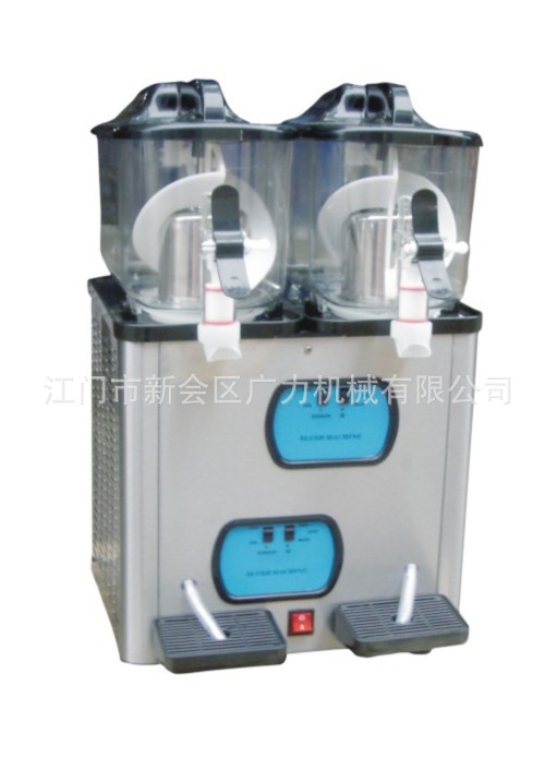 【江门广力厂家全自动不锈钢双缸雪融机】