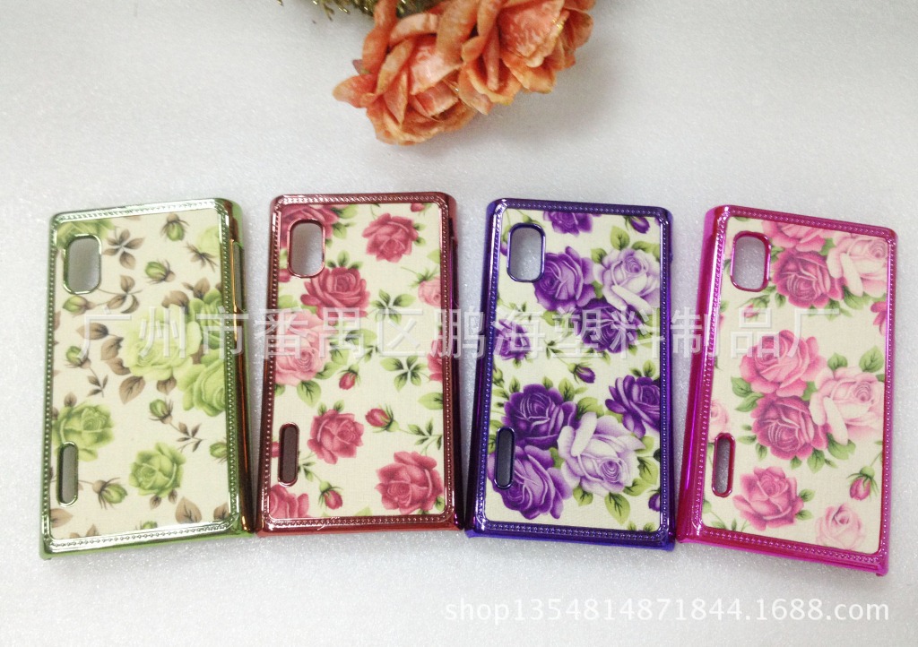 爆款彩绘布艺贴皮手机壳批发厂家LGL5一代