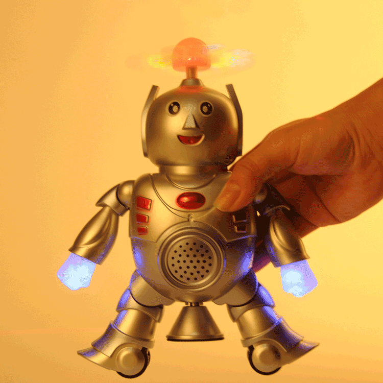 电动跳舞机器人玩具 淘宝热销玩具 地摊热销玩具 动感跳舞机器人