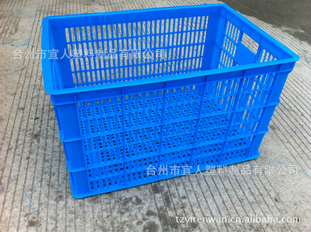 批发供应 680塑料筐 食品塑料周转筐 大号塑料
