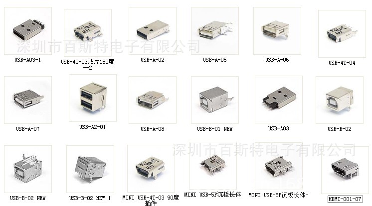 USB插座 合