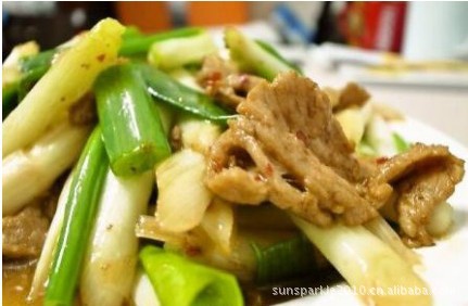 周三简单菜式:大葱炒肉片- - 阿里巴巴商人论坛