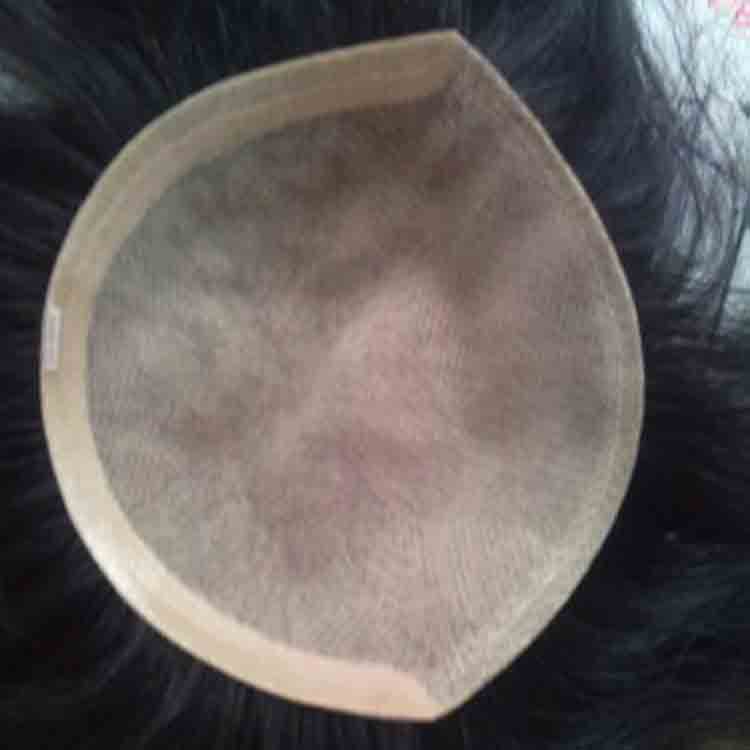 【真人发手织透气性发块 自然色 自由烫染】