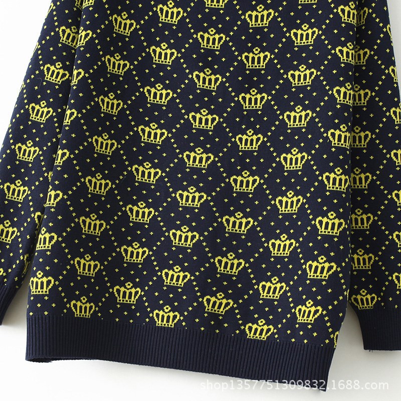 【2013秋冬新款韩版时尚百搭套头<em>毛衣织</em>衫皇