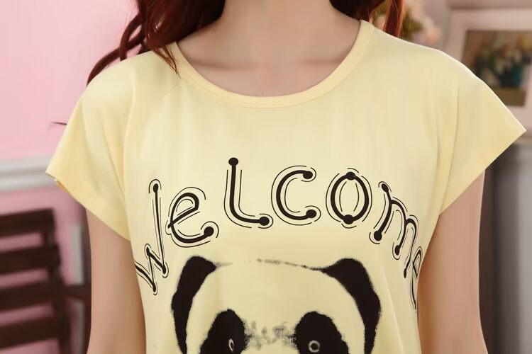 【<em>夏季女睡衣套装</em> 短袖睡套 简约自然家居服 8