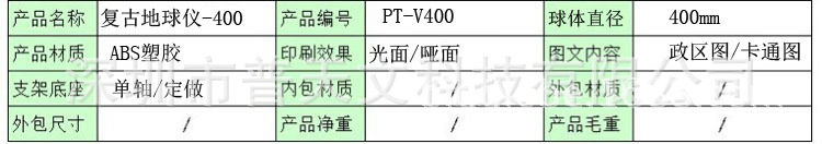 装饰仿古地球仪介绍