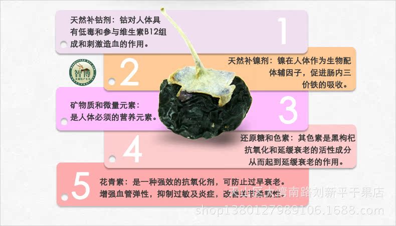 【新疆特产 精河特级野生黑枸杞 250克装 大量