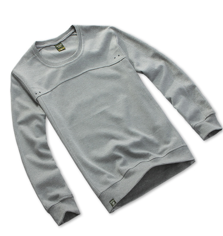 adtass新款男装秋冬装明星卫衣圆领韩版修身男