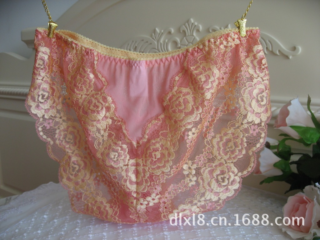 【<em>批发女士内裤</em> 性感三角裤 蕾丝花边内裤】价