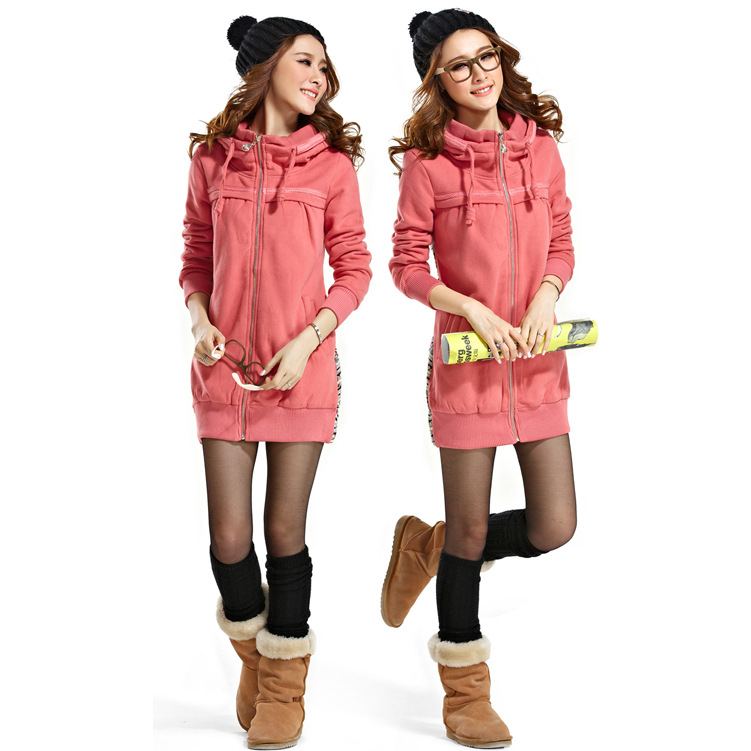 2013秋冬新潮韩版<em>精品</em>连帽<em>女士服装</em> 修身休闲