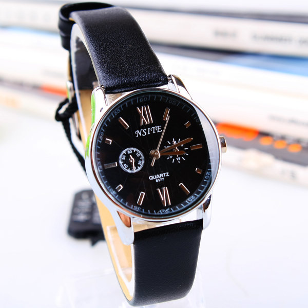 供应新款皮带手表 数字手表 石英促销礼品表(P