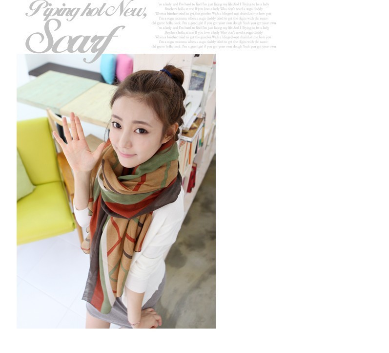 2013韩国秋冬女士保暖围巾 明星同款巴厘纱围