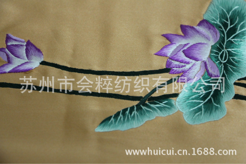 外贸工厂 创业项目 加长真丝围巾外贸苏绣真丝