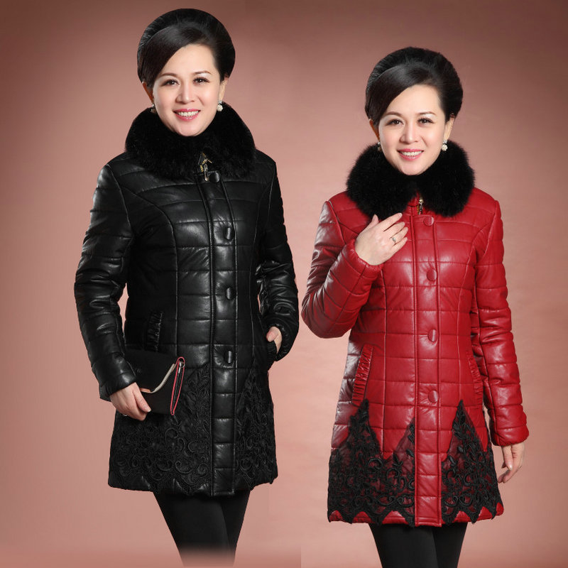 新款<em>中老年冬装</em>女装 中年妈妈装<em>棉衣</em>中长款 女
