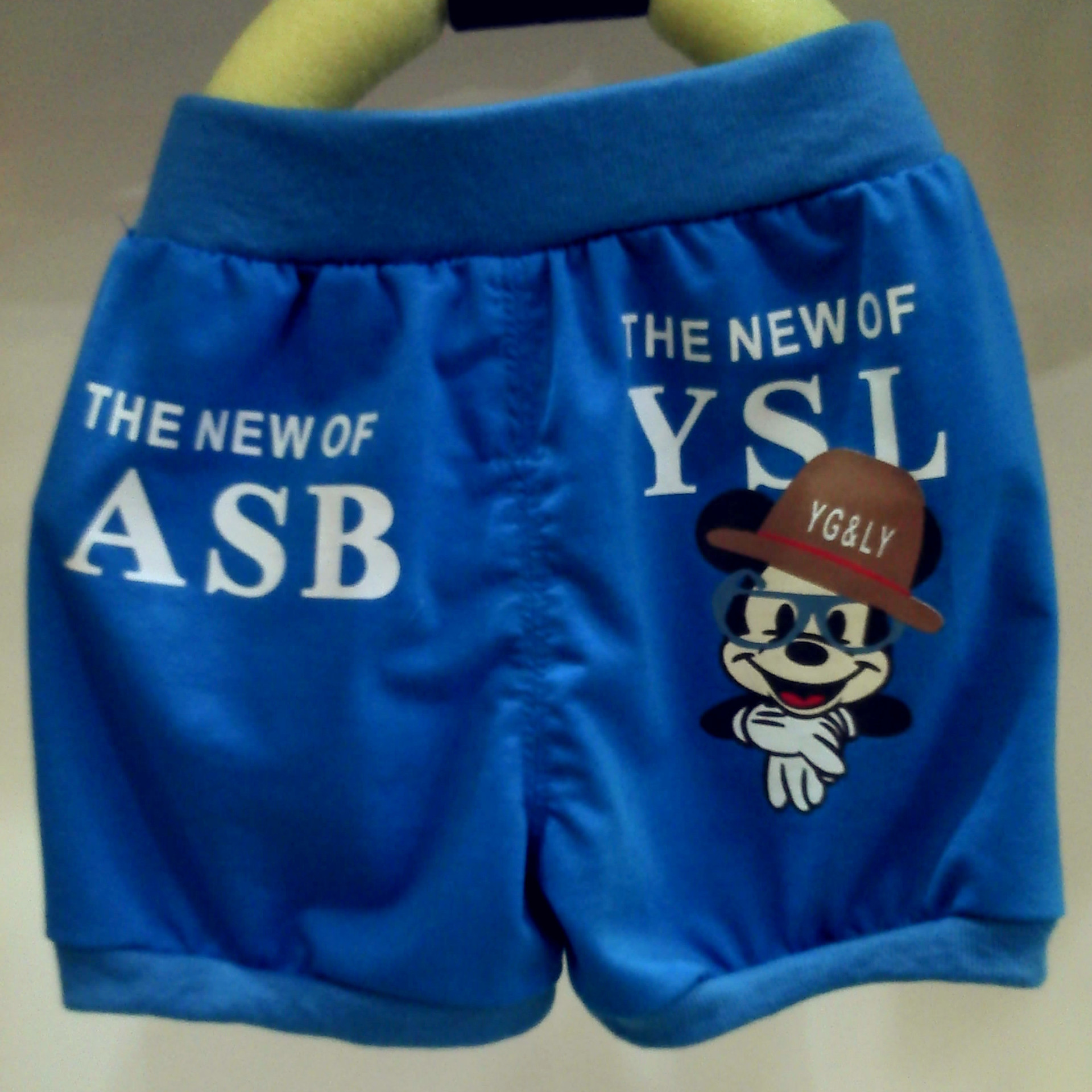 【2013夏季新款男童<em>短裤</em> 米老鼠<em>拼英文短裤</em> 韩