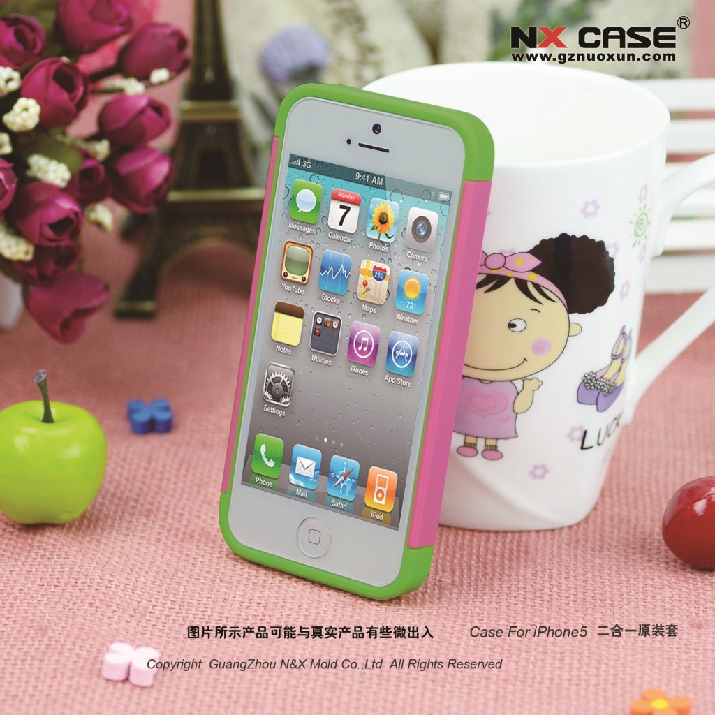 爆款 苹果三合一 可插卡手机保护壳 iphone4 4