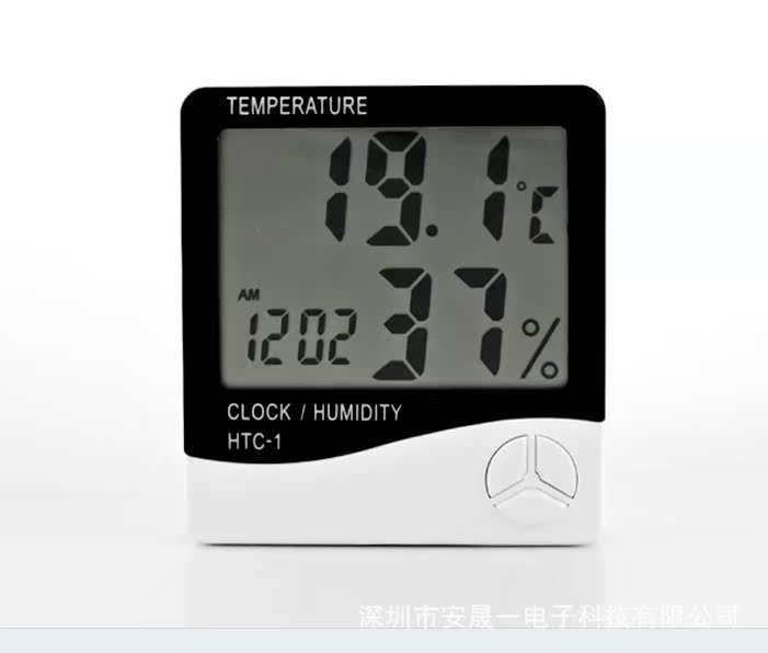 电子温湿度计 高精度大屏幕 HTC-1 图片
