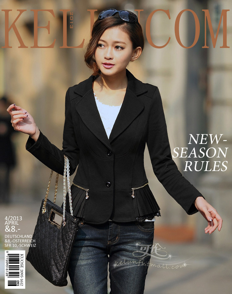 可伦 2013秋装新款 女士修身职业小<em>西装外套女</em>