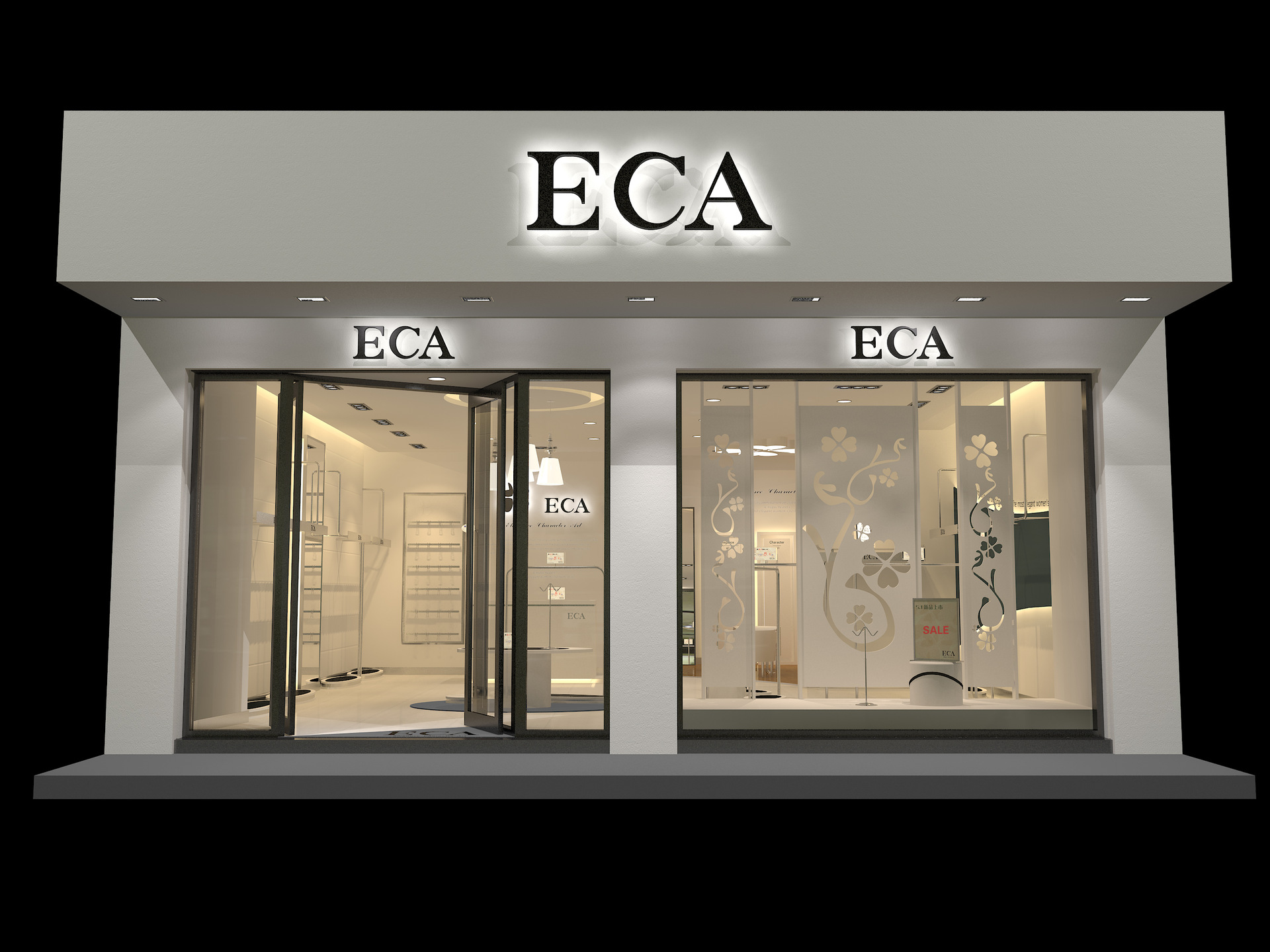 服装店装修效果图 店面装修 效果图公司 效果图设计 室内装修效果图片
