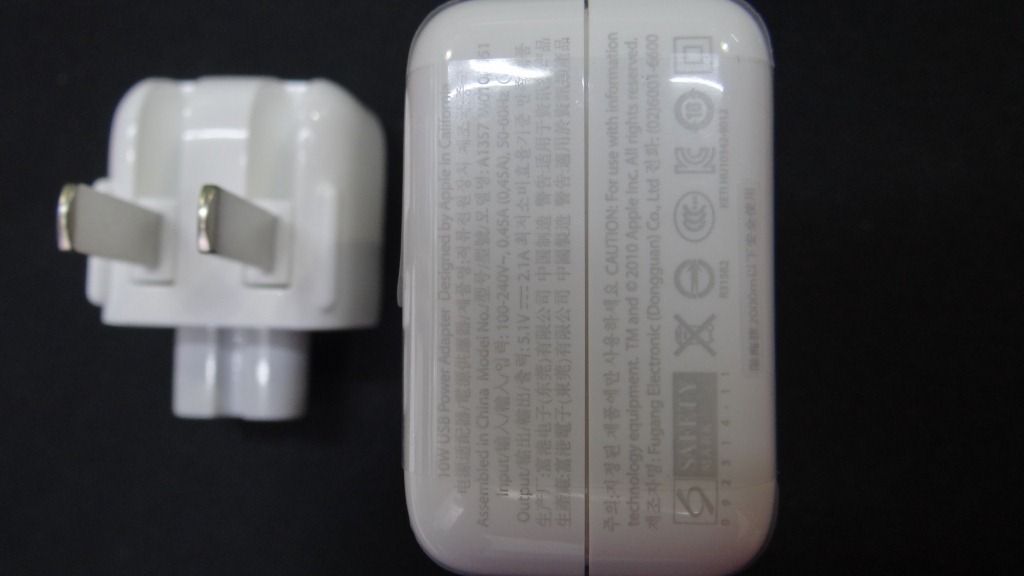 【a1357】供应高品质苹果10w原装充电器 美规苹果原装充电器