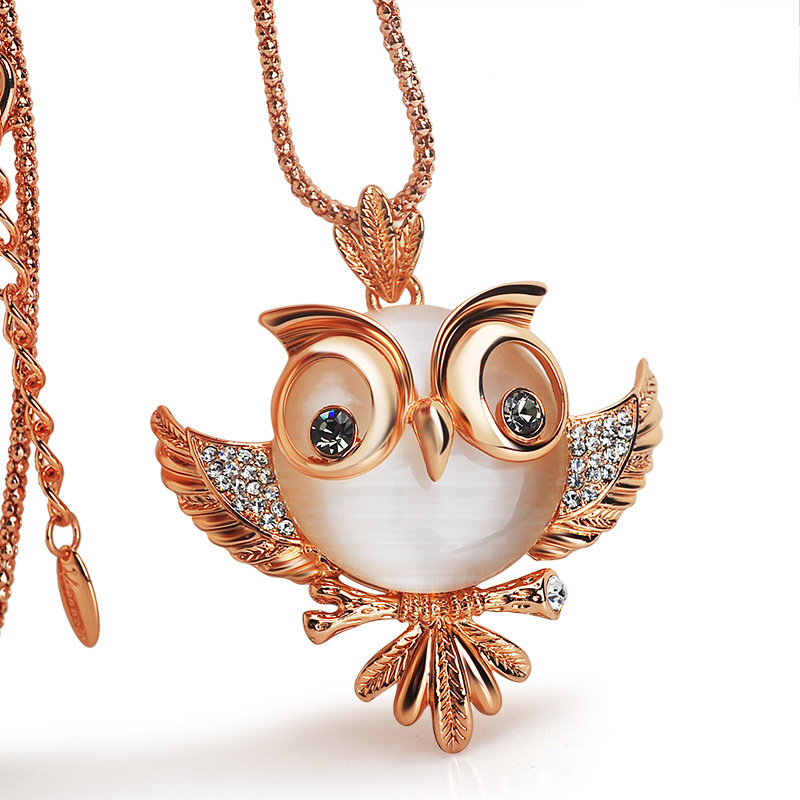 <em>新款毛衣链</em>施华洛元素毛衣链 愤怒的小鸟饰品