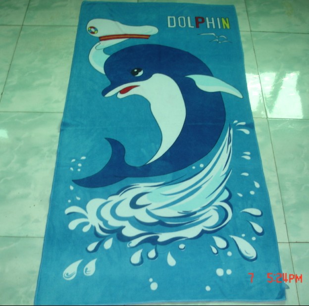 活性印花超细纤维浴巾+-1