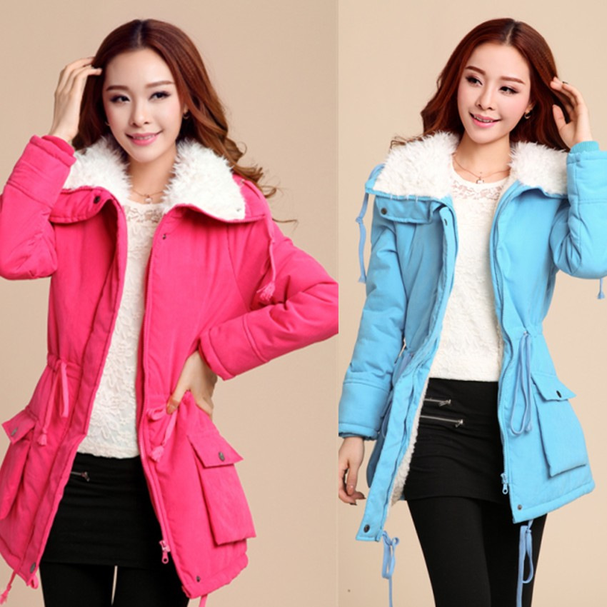 2013秋冬新款韩版潮学生<em>少女装大码</em>棉衣棉服