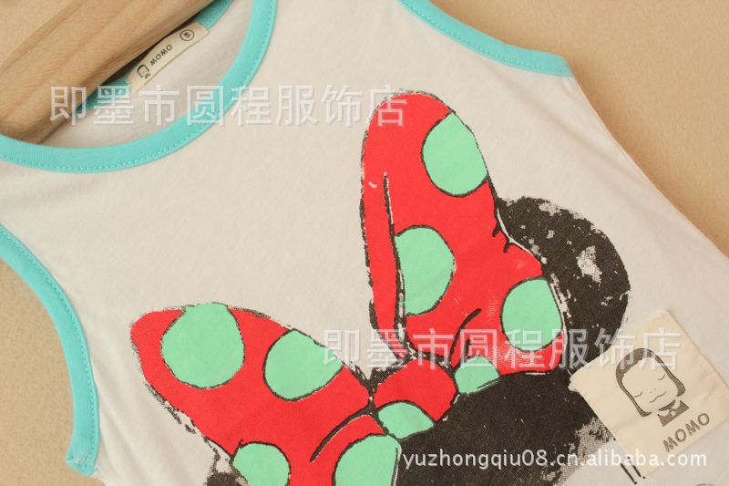 外贸童装批发 2013新款夏款<em>女儿童背心马甲</em>批