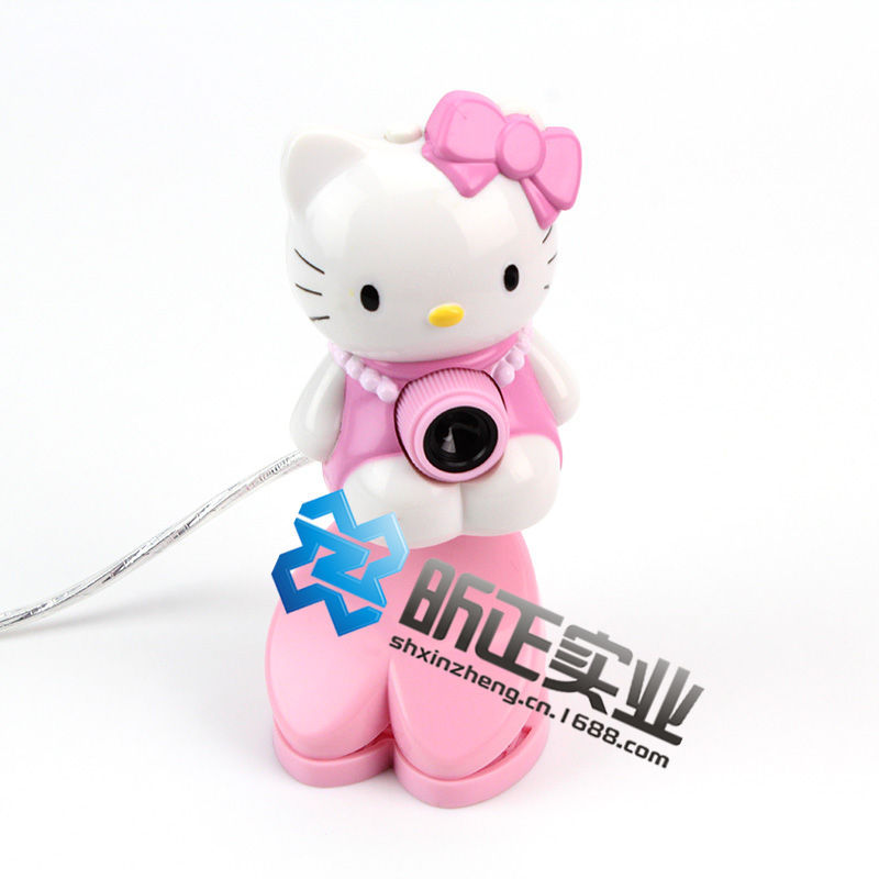 粉色Hello Kitty 可愛卡通電腦攝像頭 視頻頭高清SXT-XKTM002批發・進口・工廠・代買・代購