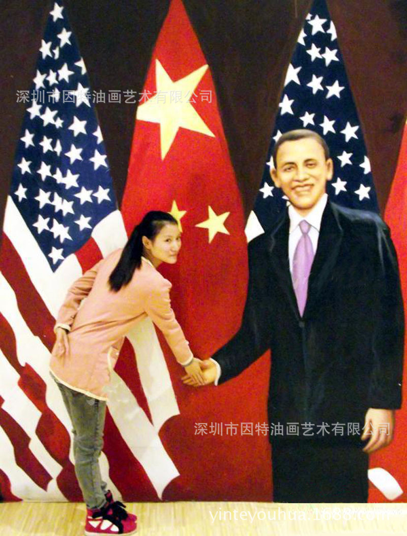 纯手工3D油画高端墙绘彩绘地画逼真写实3D立体画