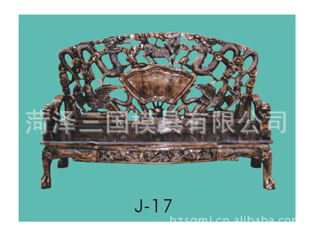 仿古家具餐桌餐椅沙发模具系列-18