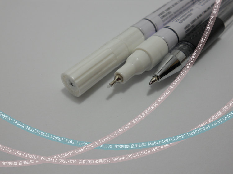 【SNOWMAN雪人油漆笔 0.8mm白色油漆笔 白