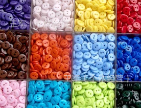 衬衫西装布艺树脂糖果色钮扣