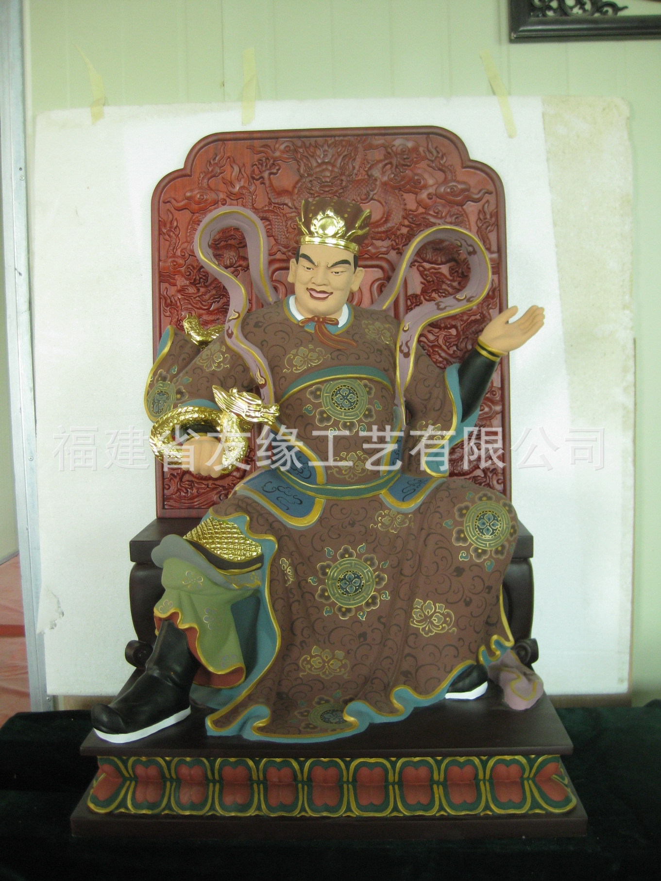 厂家直销 创意礼品 友缘工艺 传统金箔工艺品 太子佛