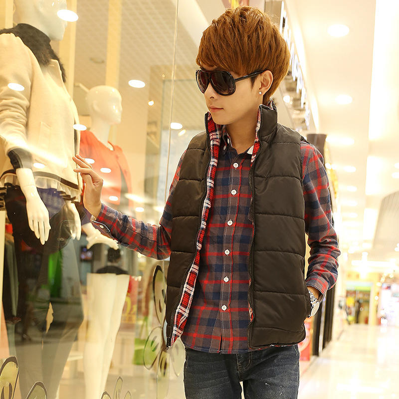 货号025男<em>背心马甲</em> 立领无帽棉<em>马甲秋</em>冬款 男