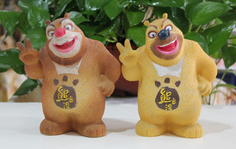 批发采购塑料、树脂工艺品-熊出没动画片 熊大
