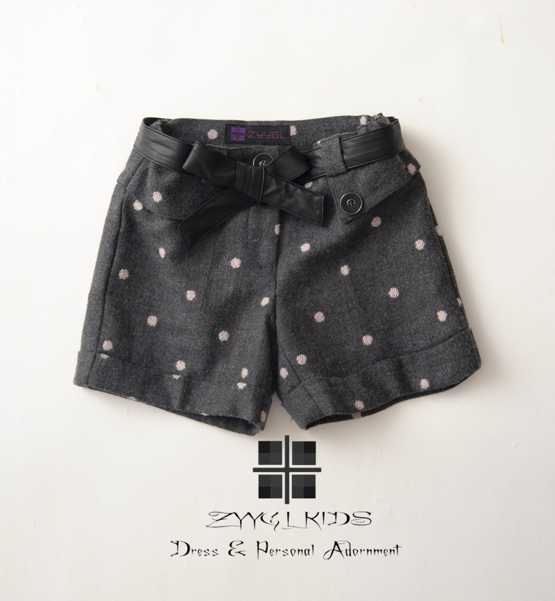 童裤-ZYYGL<em>儿童</em>女童毛呢<em>短裤</em>靴裤2013<em>秋冬</em>女