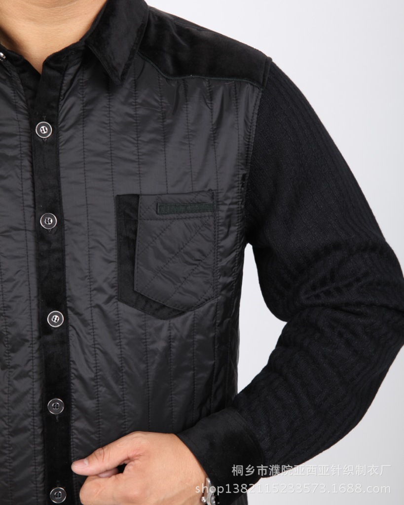 新款男装保暖衬衫