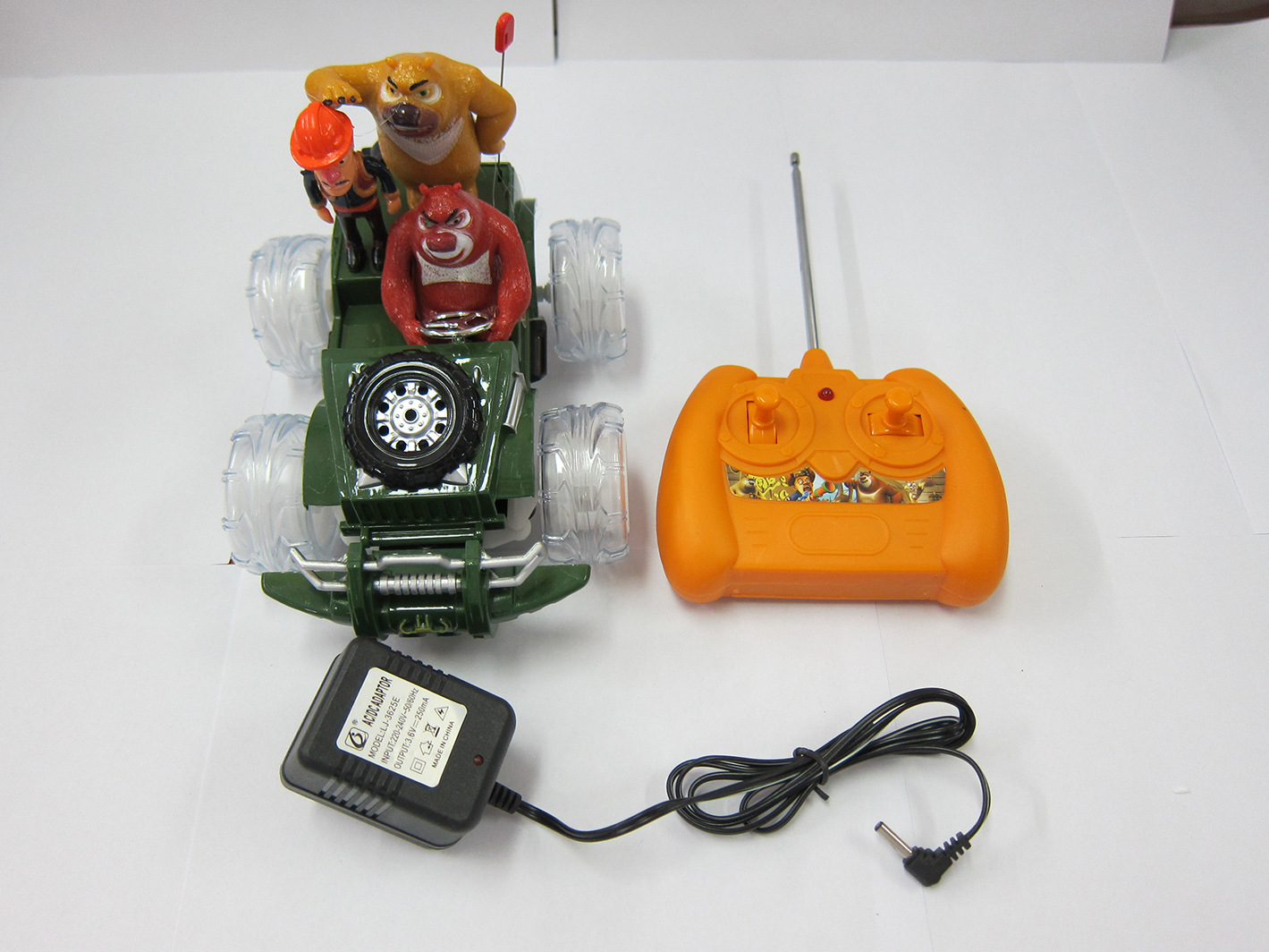 【龙祥熊出没儿童玩具类越野车 熊大熊二光头