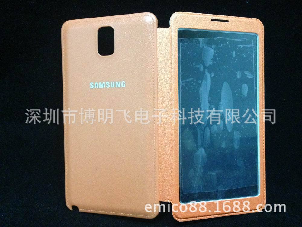 【三星note3 n9006原装触摸 皮套 保护套 可以