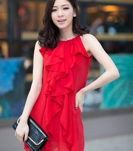 <em>批发</em>采购连衣裙-<em>2014夏季</em>韩版<em>女装</em>正品<em>流行</em>时