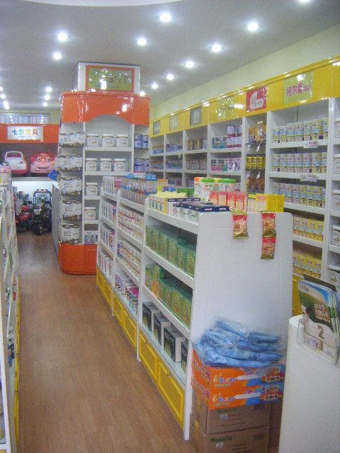 【育婴店形象柜】价格,厂家,图片,其他广告展览设备,绵阳千鼎展示柜制作有限公司-马可波罗网