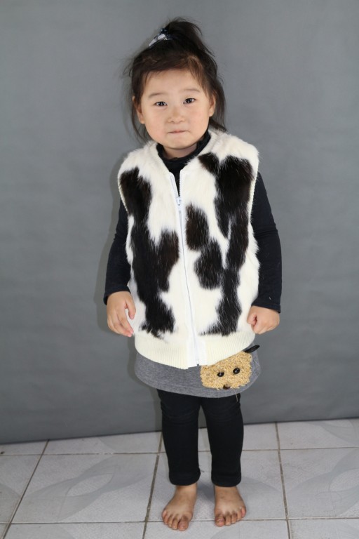 【韩版儿童皮草<em>马甲</em>兔毛<em>獭兔毛</em>儿童秋冬<em>保暖</em>马