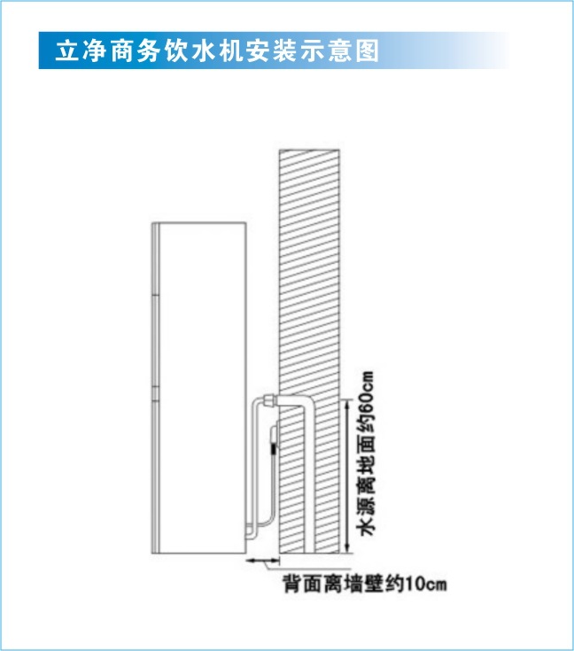立净商务饮水机安装示意图