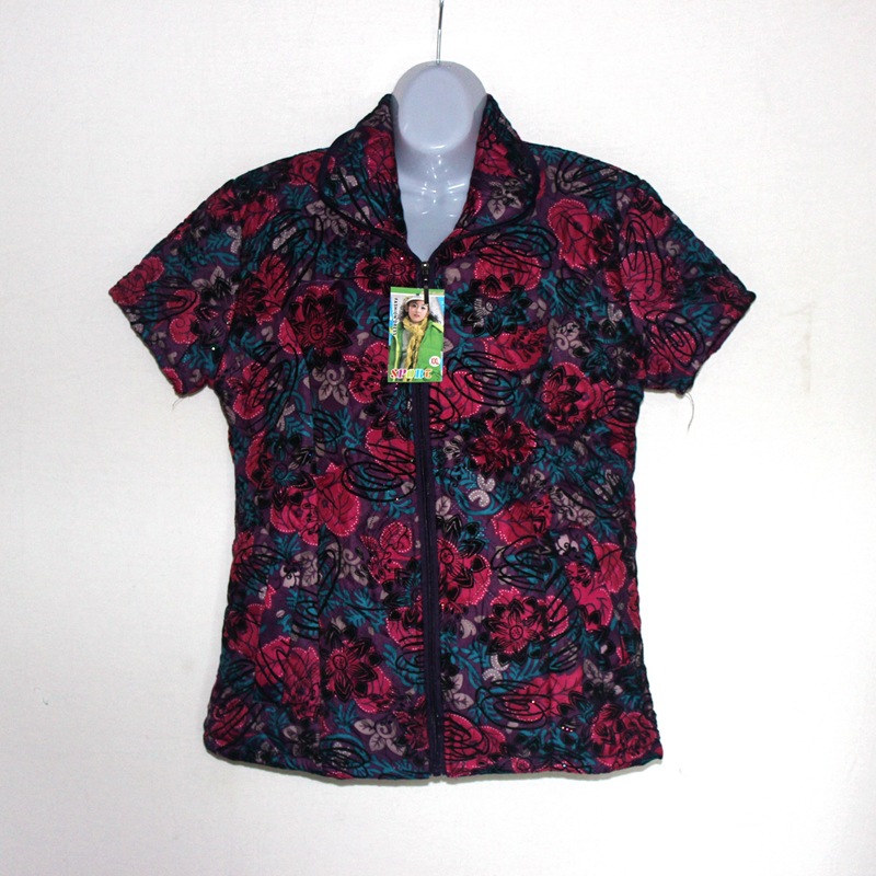 中老年女装 三分袖短袖<em>棉马甲</em>加厚<em>唐装</em>背心妈