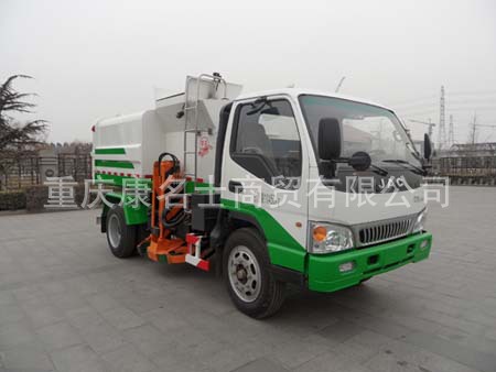 亚洁BQJ5100ZZZH自装卸式垃圾车ISF3.8s4141北京福田康明斯发动机