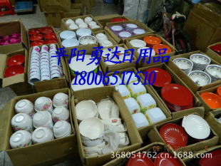 厂家批发餐具 最新江湖地摊货源 仿陶瓷碗 仿陶瓷餐具 论斤称卖碗