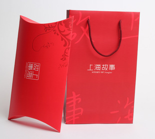 礼品包装-上海故事正品围巾丝巾礼盒包装大号